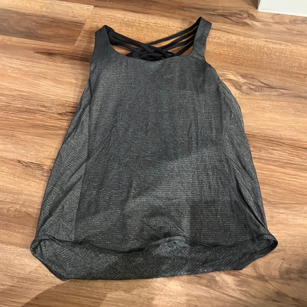 Grey Lululemon Bra & Tank